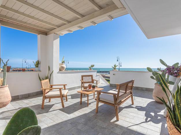 Ferienwohnung Casa Mira Luxury Sea House Fco Airport Fiumicino Exterior foto